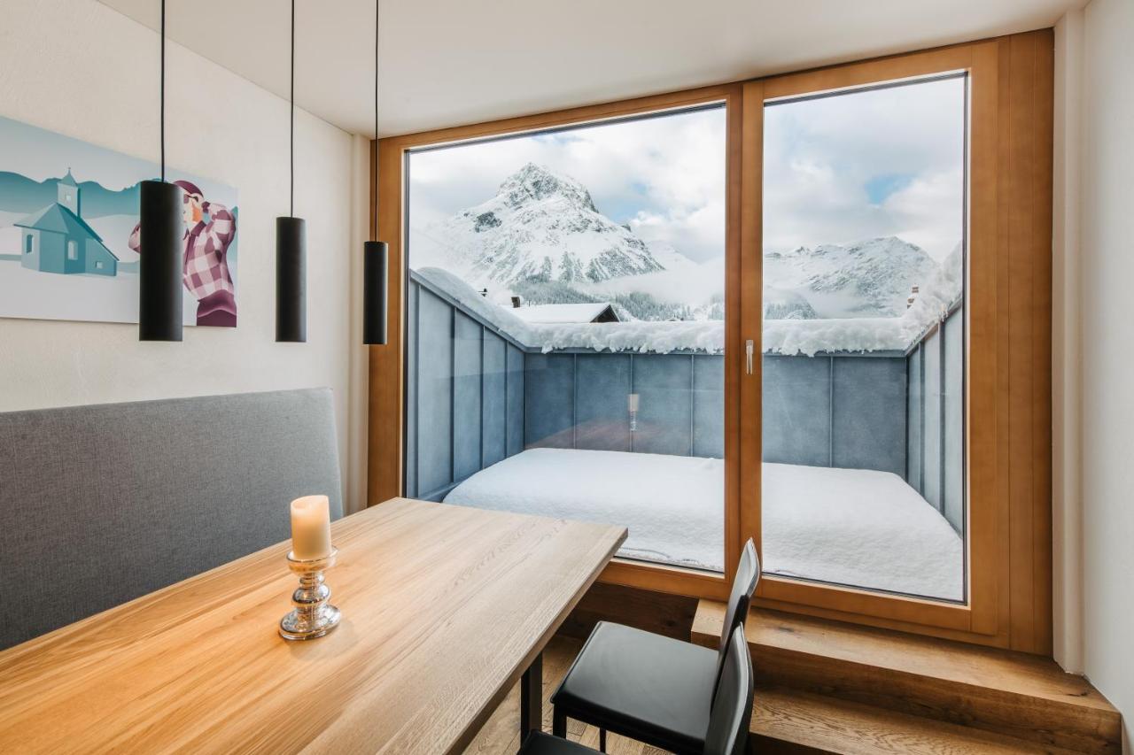 Fernsicht Alpen-Apartments Lech am Arlberg Exteriör bild